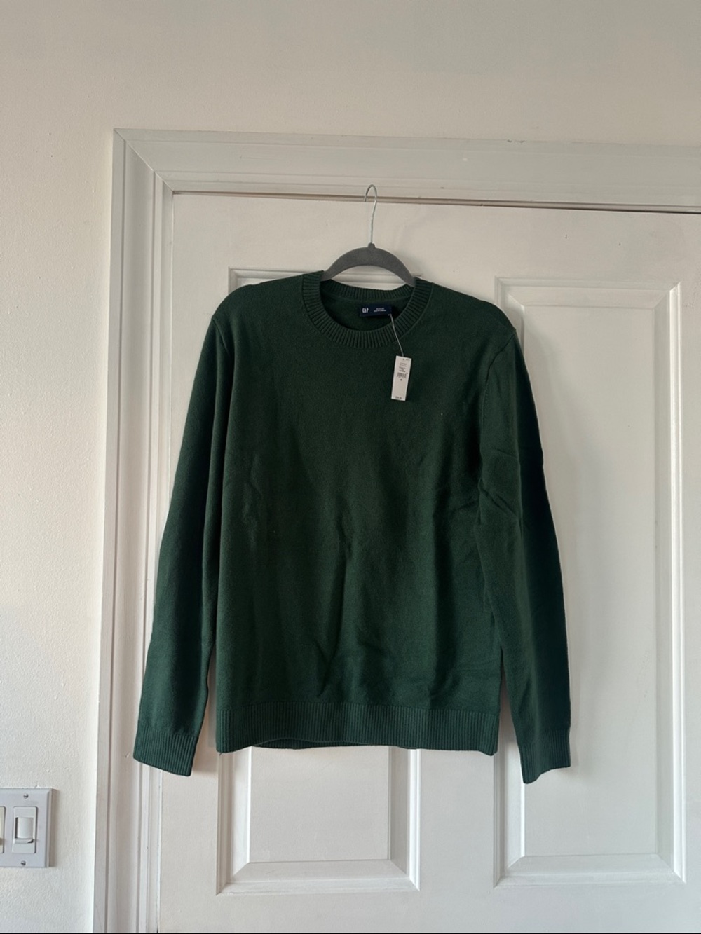 Men's Forest Green Crewneck Sweater